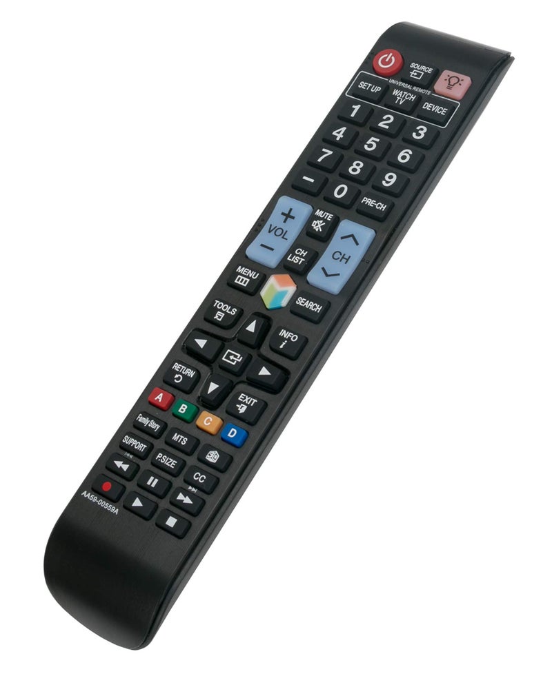 Vinabty AA59-00559A Replaced Remote fit for Samsung TV PN51E6500 PN51E6500EF PN51E7000 UN32ES6500F UN32ES6500FXZA UN40EH6030F UN40ES6500F UN40ES6500FXZA UN40ES6580F UN40ES6580FXZA UN46ES6500F UN46ES6500FXZA - Image 2